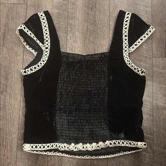 Free People Tyler Velvet Corset Too NWT - Picture 4 of 6